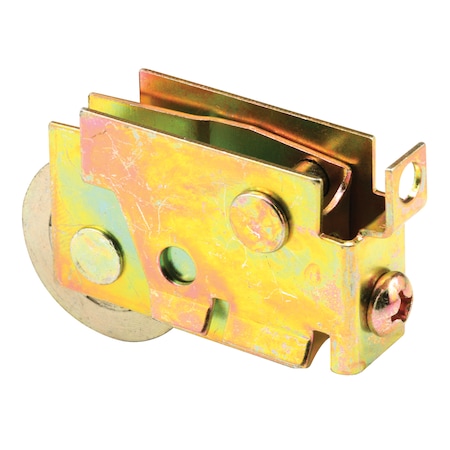 Prime-Line Single 1-1/4 in. Steel Ball Bearing Roller, F-Tab Style, Adjustable (Single Pack) D 1519